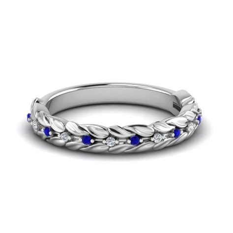Shop For Vintage Sapphire Wedding Rings Bands Fascinating Diamonds With Vintage Sapphire Wedding Bands 