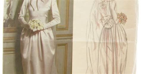 Vogue 2545 Vintage Christian Dior Wedding Dress By Emsewcrazy 3800