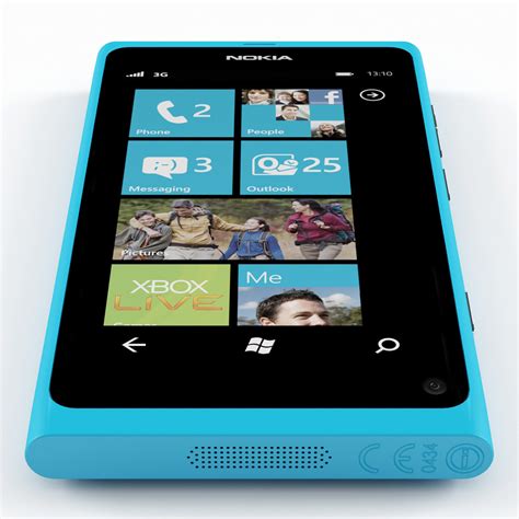 Nokia Lumia 800 Cyan By 3dmolier Collection Of 3d Models By 3dmolier