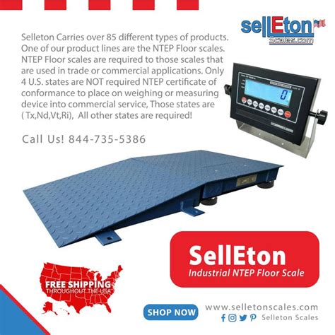 SellEton NEW Industrial NTEP Floor Scale X Ramp Lbs X Lb LCD Display Floor