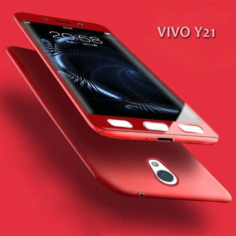 Vaku ® Vivo Y21 Y21l 360 Full Protection Metallic Finish 3 In 1 Ultra
