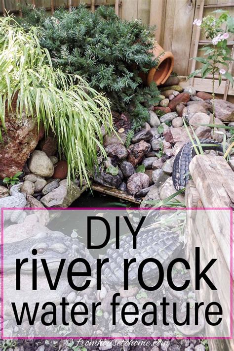 River Rock Diy Water Feature How To Make A Mini Diy Waterfall
