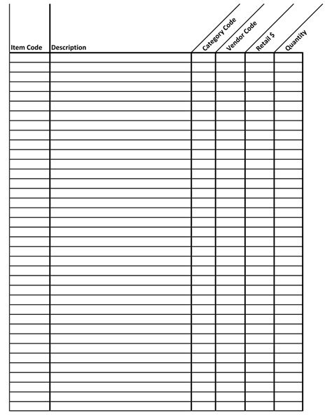 10 Best Free Printable Spreadsheets For Business