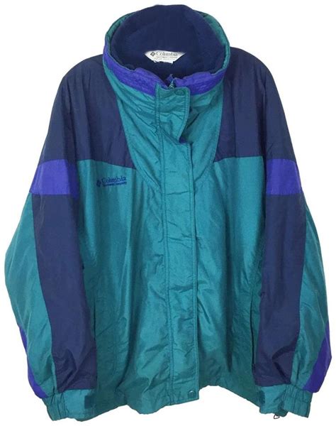 Columbia Sportswear Company Blue Vintage 90s 80s Bugaboo 2 Piece Fleece