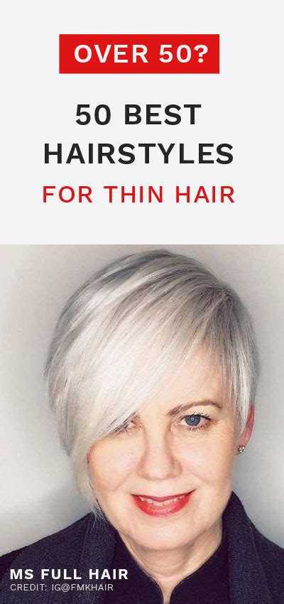 A textured cut is best haircuts for older women with thin hair. Great Haircuts For Older Women With Thinning Hair ...