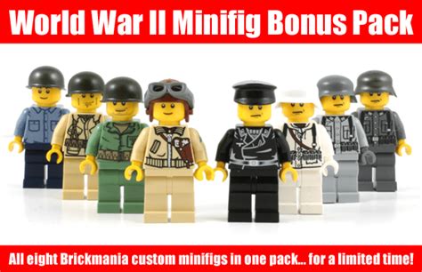 Brickmanias Custom World War Ii Minifigures With Special Bonus Offer