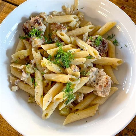 Sausage Sage And Fennel Pasta The Secret Supper Society