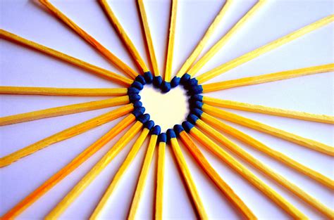 Heart Of Matches Free Stock Photo Public Domain Pictures