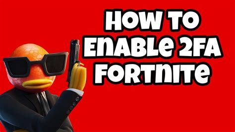 How To Enable 2fa Fortnite Youtube