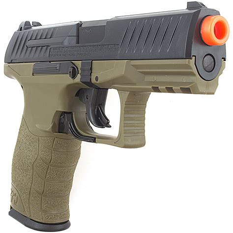 Walther Ppq Officially Licensed Spring Airsoft Hand Gun Pistol Tan W