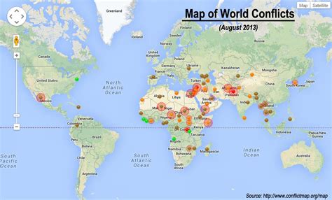 mapa del conflicto