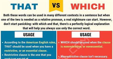 That Vs Which When To Use Which Vs That With Useful Examples