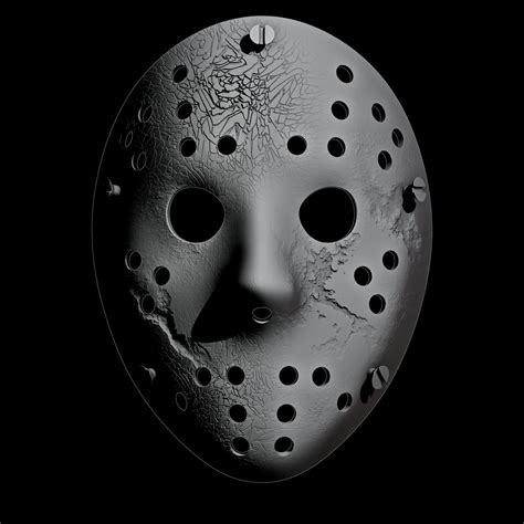 Jason Voorhees Friday The 13th Mask Printable 3d Model 3d Printable