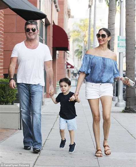 simon cowell and lauren silverman take eric for ice cream daily mail online