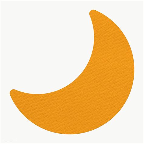 An Orange Crescent Shaped Object On A White Background In The Shape Of