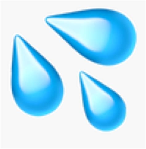 Water Emoji Png Sweat Droplets Emoji Free Transparent Clipart