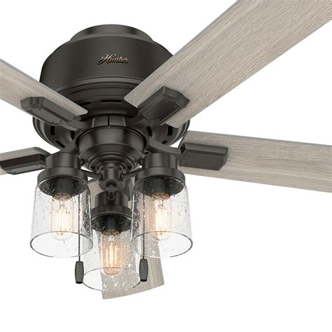 Hunter Low Profile Ceiling Fan With Light