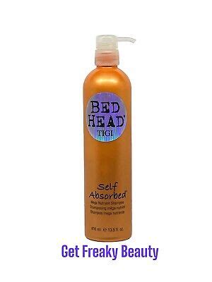 13 5 Oz Tigi Bed Head Self Absorbed Mega Nutrient Shampoo 400ml NEW