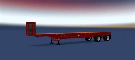 48ft Manac Flatbed Trailer V11 Ats 4 American Truck Simulator Mod