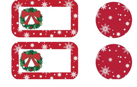 Laminas Decoupage Labels Christmas Etiquetas NavideÑas
