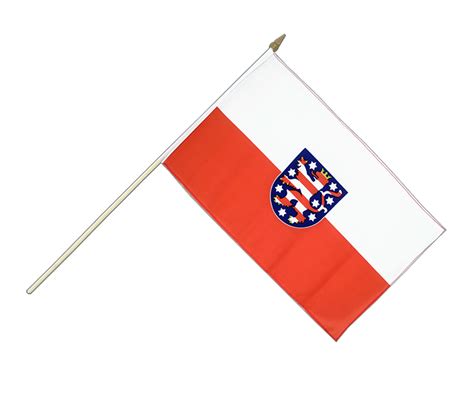 Thuringia Hand Waving Flag 12x18 Royal Flags