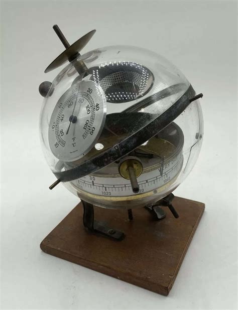 1940s West German Sputnik Mounted Weather Station Barometer