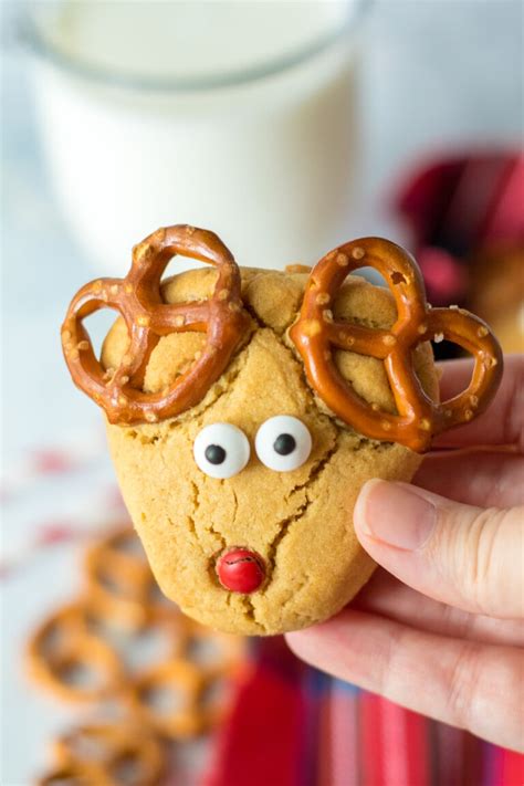 Peanut Butter Reindeer Cookies Kitchen Fun With My 3 Sons