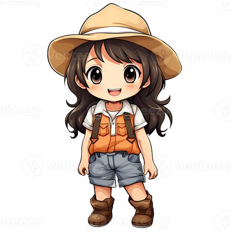 Cute Country Girl Clipart Illustration Ai Generative 27235487 Png