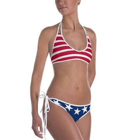 Us Flag Bikini American Flag Bikini Vacation Bikini Etsy Stars And Stripes Bikini Bikinis