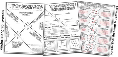 Transversals Parallel Line Theorems Transversals And Parallel Lines Math Giraffe Clipart