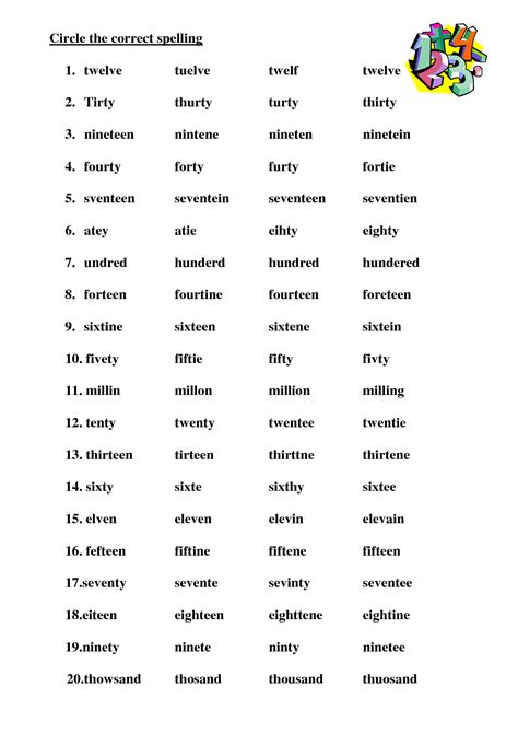 30 Spelling Word Worksheets Worksheets Decoomo