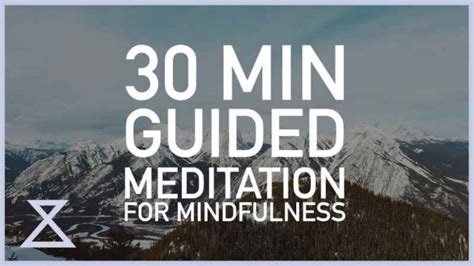 Free 30 Minute Guided Meditation Script Pdf