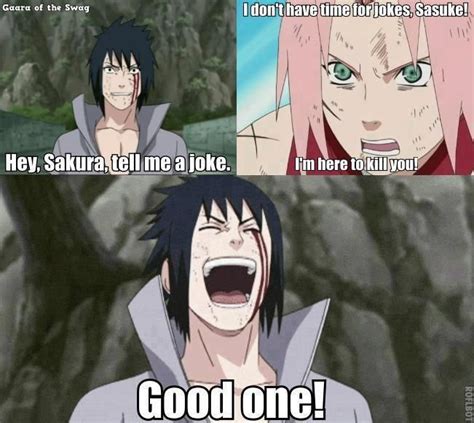 Sakura And Sasuke Funny Naruto Memes Naruto Anime