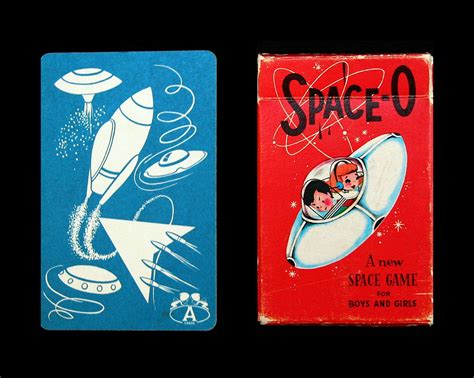 Vintage 1950s Space O Card Game Complete Deck Of 40 Cards And Etsy