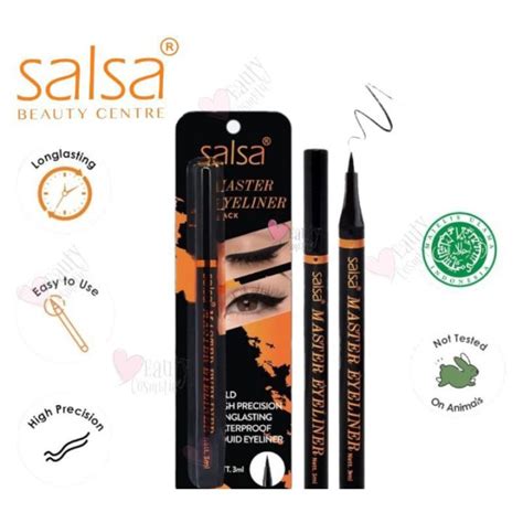 Salsa Eyeliner Black Pen Eyeliner Spidol Black Original Lazada