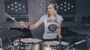 Sina The Trommelaar Drummer Amazing Girl Drummers Foto