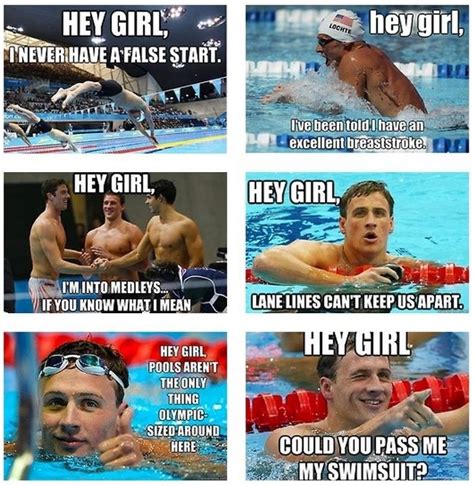Swimmer Pick Up Lines By Ryan Lochte Lol