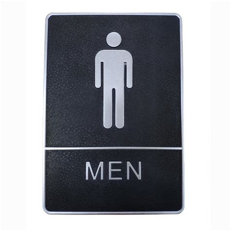Fixturedisplays® 551 L X 787 Wmens Restroom Sign Mens Toilet Sign