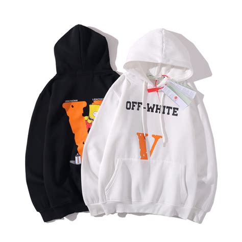 Off White X Vlone Bart Simpson Hoodie