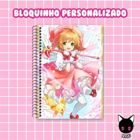 Bloquinho De Anota Oes Sakura Card Captors Kawaii Anime Shopee Brasil
