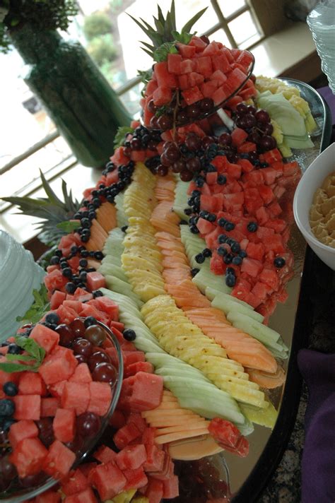 Fresh Fruit Station Perfect Going To Do This With Aside Whip Cream
