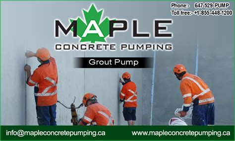 Grout Pump An Essential Equipment Of Construction Maple Concrete Pumping