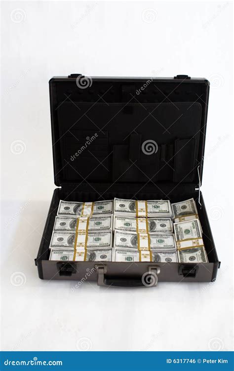 Briefcase Full Of Cash Stock Photo Image Of Dollar Briefcase 6317746