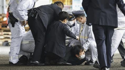 Explosive Thrown At Japan Pm At Campaign Event No One Hurt