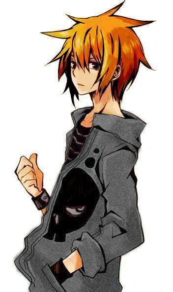 Anime Guy With Fiery Orange Hair Anime Männer