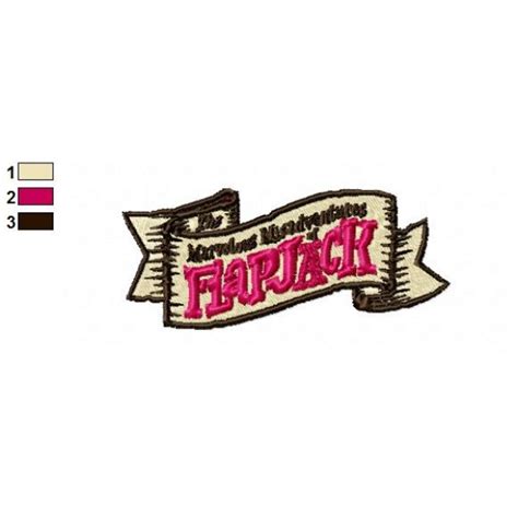 The Marvelous Misadventures Of Flapjack Logo Embroidery Design