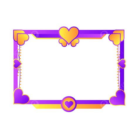 Colorful Realistic Valentines Stream Overlay Design For Event Twitch