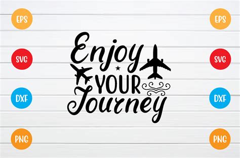 Enjoy Your Journey Svg Graphic By Digital Design Shop Bd · Creative Fabrica