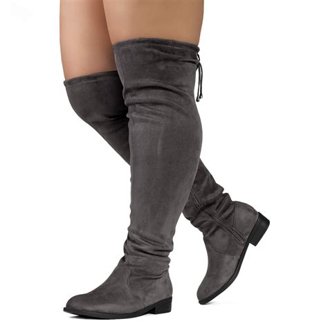 Room Of Fashion Wide Calf And Wide Width Stretchy Over The Knee Sock