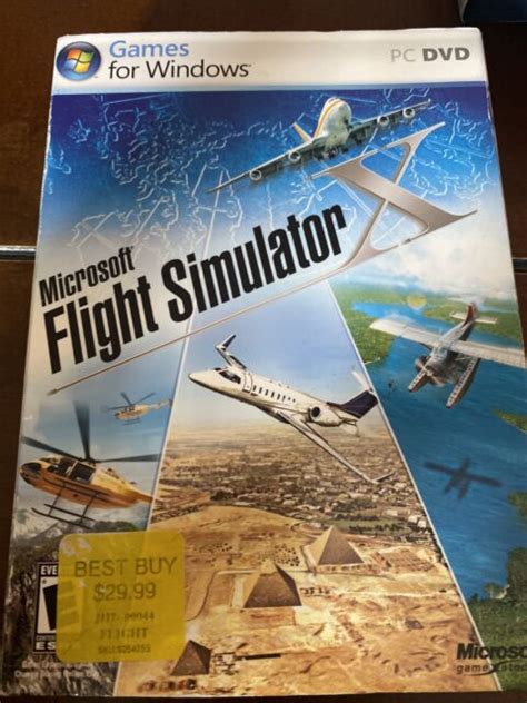 Microsoft Flight Simulator X Pc Game 2006 Complete Ebay